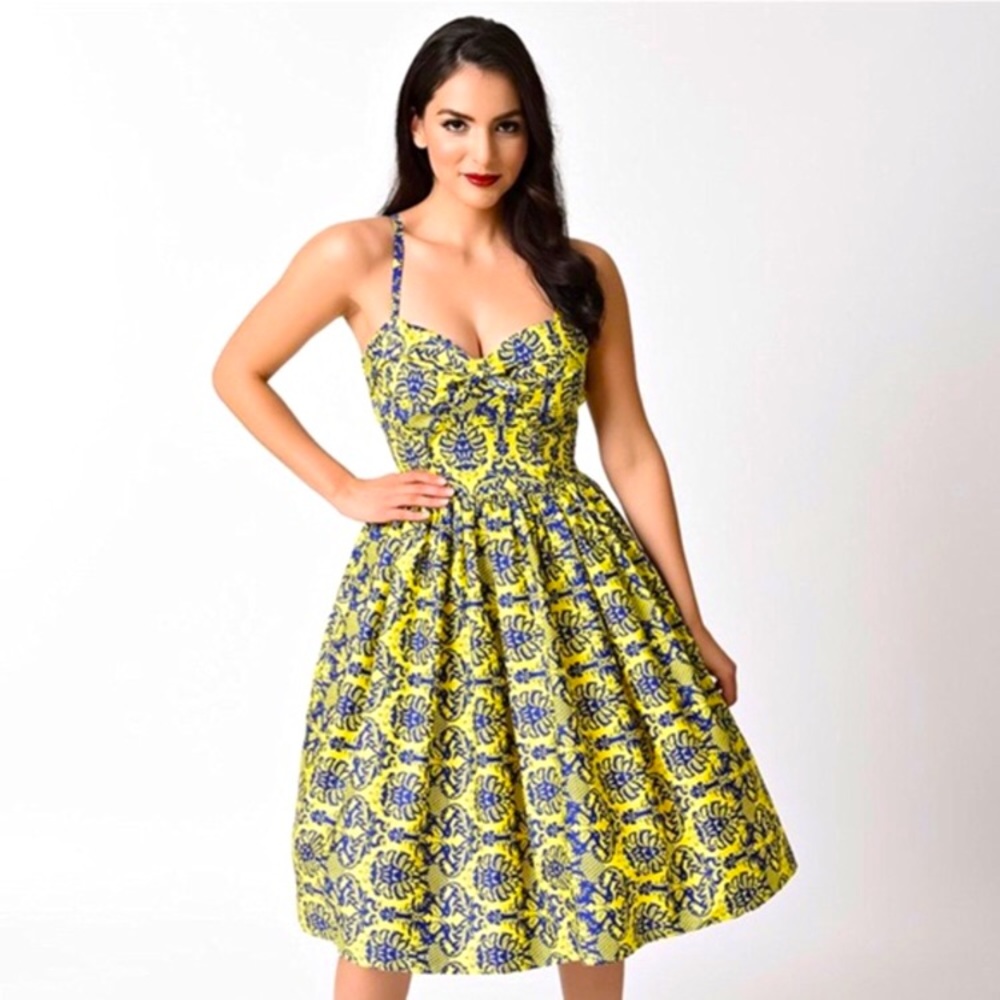 UNIQUE VINTAGE PINUP DRESS